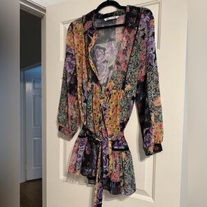 ZARA Amelie Dress with floral patchwork